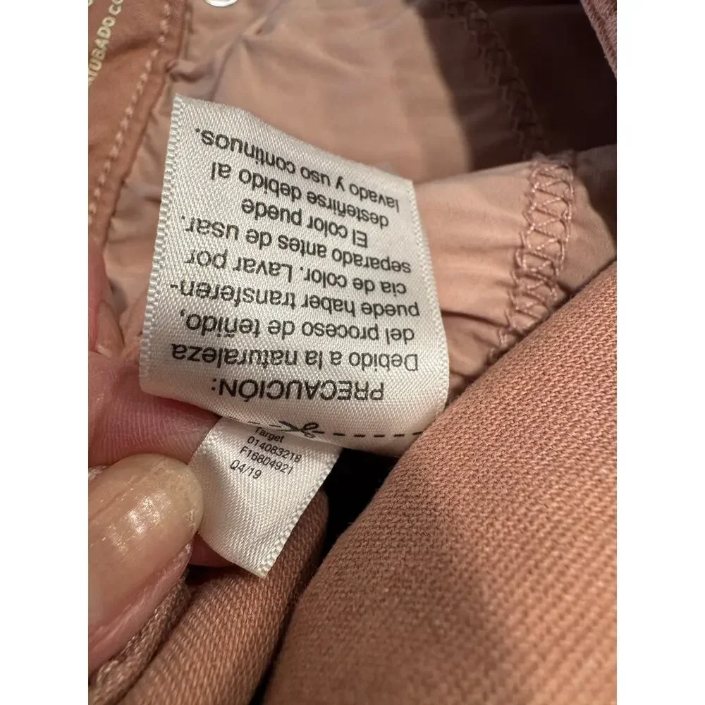 Universal Thread Womens High Rise Skinny Crop Jeans 6/28 Rose Pink Retro Stretch